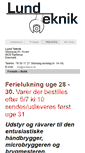 Mobile Screenshot of lundteknik.dk